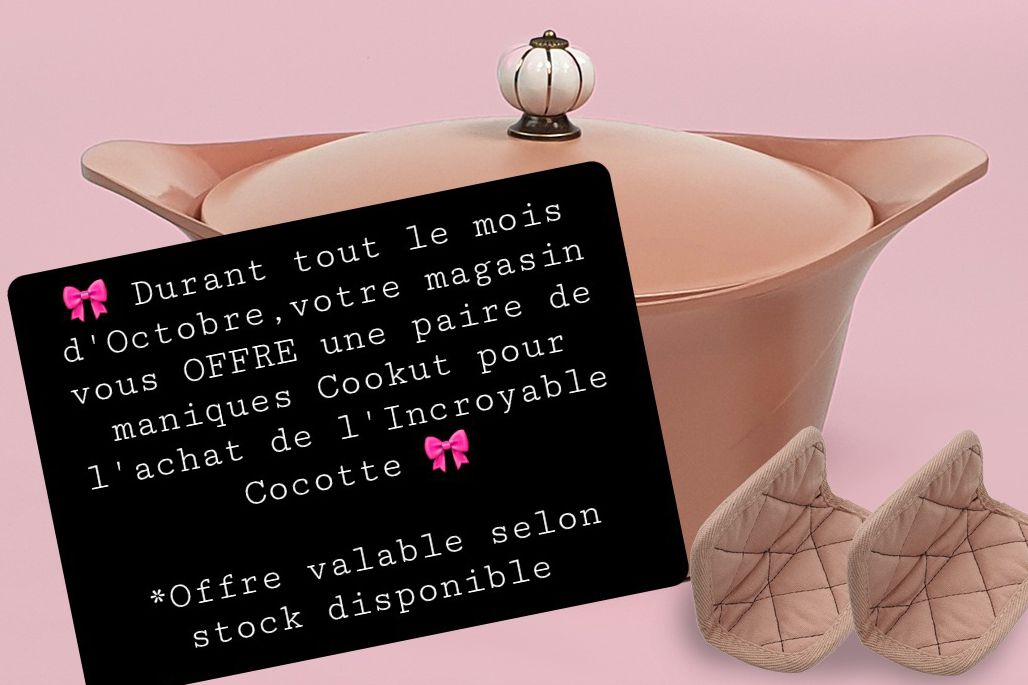 OFFRE OCTOBRE ROSE COOKUT🩷